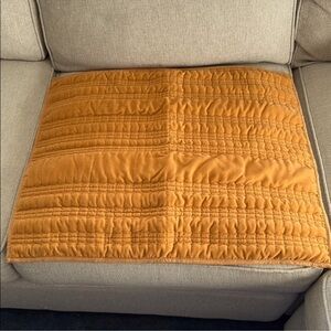 For Tove Pair of lofty quilted dark gold shams Bundle of 2 for Tove only.